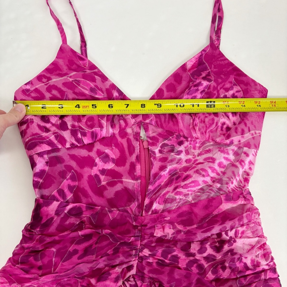NBD Sheila Mini Dress in Bubblegum Pink Leo Size S - Picture 9 of 11
